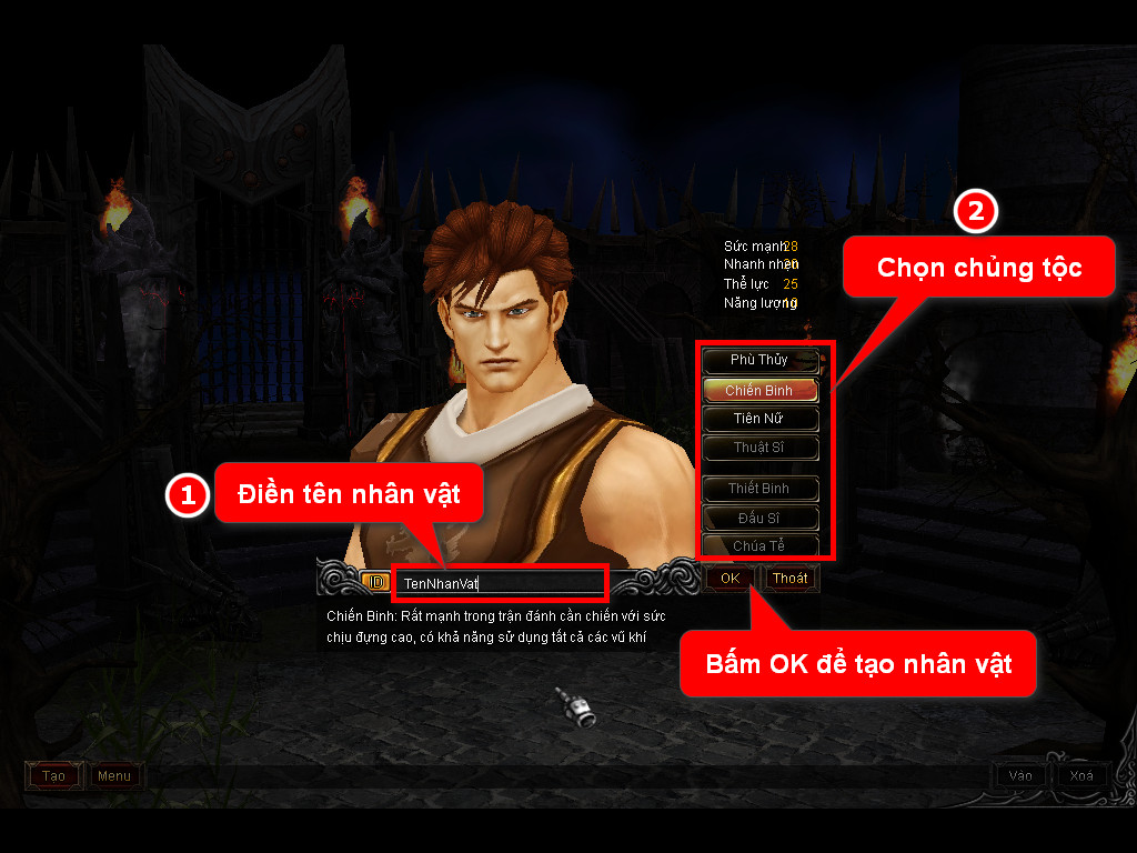 Chức năng chính của Game MU Liên Việt Chức năng chính của Game MU Liên Việt